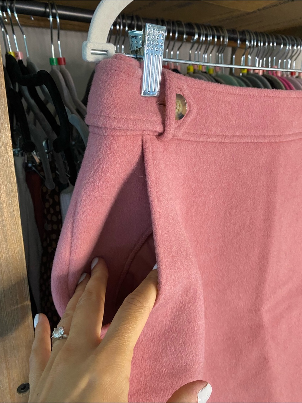 LOFT Mauve Wool Blend Mini Skirt! 🌸 - Picture 10 of 16